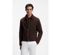 Boss - Veste en daim H-Malbano7 - Homme - Vestes - Brun - Taille: L