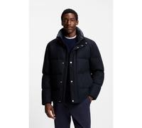 BOSS Veste en flanelle avec garnissage en duvet - Style P-Drader, 50540465 Bleu foncé 50