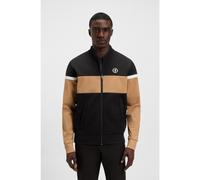 BOSS Veste en jersey color block The Open - Style SOFTSHEL THE OPEN25, 50548932 Noir / Beige L