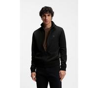 BOSS Veste en jersey de coton avec badge logo - Style Zestart, 50511709 Noir S