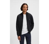 BOSS Veste en maille de coton et de cachemire - Style Kanozip_S, 50543692 Bleu foncé XXXL