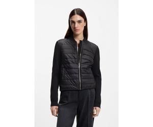 BOSS Veste en maille matelassée sur le devant - Style Pidina, 50543236 Noir 42