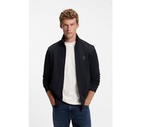 BOSS Veste en molleton de coton avec patch logo - Style Zestart, 50511709 Bleu foncé 6XL