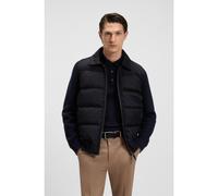 BOSS Veste hybride avec garnissage en duvet et plumes d’oie - Style L-Decoro, 50519567 Bleu foncé XXL