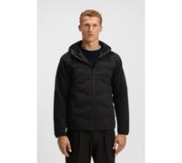 BOSS Veste hybride déperlante avec polaire finition peluche et matelassage - Style OW_Hole19 HY HD, 50544566 Noir XL