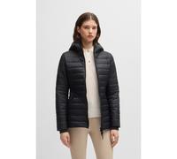 BOSS Veste matelassée d’équitation avec ceinture à boucle - Style WANDA LIGHT PUFFER, B5W1402 Noir L