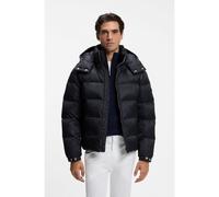 BOSS Veste matelassée déperlante avec jacquard à micro-monogrammes - Style H-Corbinian-264, 50565112 Bleu foncé 48