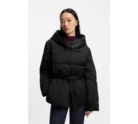 BOSS Veste matelassée et déperlante avec ceinture - Style Plyssa, 50546960 Noir 46