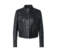 BOSS Veste Regular en cuir - Style C_Saleste1, 50545625 Noir 44