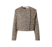 BOSS Blouson de motard court en coton mélangé avec motif léopard en jacquard - Style C_Jaleo, 50546006 Fantaisie 42