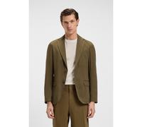 BOSS Veste Modern en mélange de lin et de stretch - Style P-Hanry-Flaps-WG-252, 50540685 Olive 48
