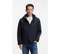 BOSS Veste Regular à capuche à la finition déperlante - Style H-Carlen, 50564402 Bleu foncé 54
