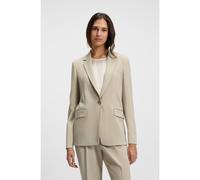 BOSS Veste Regular en crêpe infroissable - Style Jocaluah, 50490053 Beige clair 48