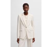 BOSS Veste Regular en crêpe infroissable - Style Jocaluah, 50490053 Blanc 36