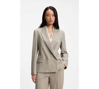 BOSS Veste Regular en laine vierge mélangée - Style Jaleto9, 50543302 Beige clair 40