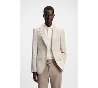 BOSS Veste Regular en tissu à carreaux - Style L-Jeff-FP-253, 50545416 Blanc à motif 54