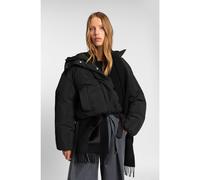BOSS Veste Regular en tissu effet froissé - Style Paffia, 50546843 Noir 48