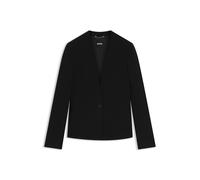 BOSS Veste Regular sans col avec bouton en métal - Style Jemma1, 50541998 Noir 44