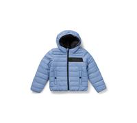 BOSS Veste réversible à capuche avec finition déperlante pour enfant - Style J51235/04912A, J51235 Bleu 126
