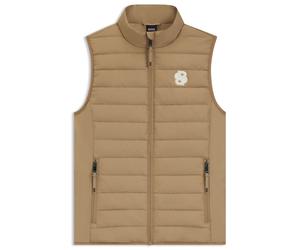 BOSS Veste sans manches d’équitation imperméable à monogramme double B - Style LIVIAN LIGHT PUFFER VEST, B7W1403 Beige XL