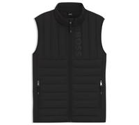 BOSS Veste sans manches d’équitation imperméable avec logo imprimé vertical - Style RUBEN LIGHT PUFFER VEST, B7M1403 Noir S