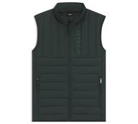 BOSS Veste sans manches d’équitation imperméable avec logo imprimé vertical - Style RUBEN LIGHT PUFFER VEST, B7M1403 Vert sombre L