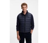 BOSS Veste sans manches déperlante avec patch logo - Style Odeno2, 50549243 Bleu foncé 50