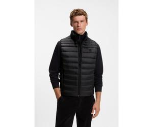 BOSS Veste sans manches déperlante avec patch logo - Style Odeno2, 50549243 Noir 48