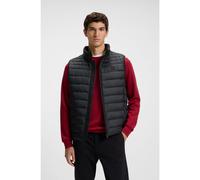 BOSS Veste sans manches déperlante avec patch logo - Style Odeno2, 50549243 Noir 56