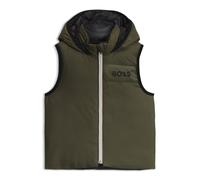BOSS Veste sans manches réversible pour enfant - Style J53436/63D12A, J53436 Vert sombre 126