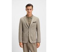 BOSS Veste Slim à micro motif - Style C-Hanry-J-252, 50551585 Brun chiné 58