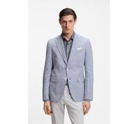 BOSS Veste Slim à motif pied-de-poule pepita - Style H-Hutson-262, 50561860 Bleu à motif 44