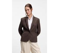 BOSS Veste Slim avec des pinces en biais - Style Jia14, 50556336 Marron foncé 40