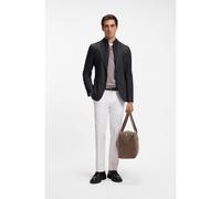 BOSS Veste Slim avec empiècement intérieur zippé - Style H-Hutson-Bib-264, 50571985 Bleu foncé 46