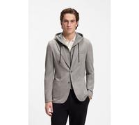 BOSS Veste Slim avec sweat à capuche intérieur - Style C-Hanry-J-HD-263, 50570321 Argent 44