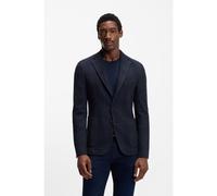 BOSS Veste Slim en coton mélangé prince-de-galles - Style C-Hanry-J-252, 50556822 Bleu à motif 50