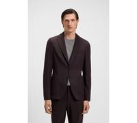 BOSS Veste Slim en flanelle stretch brossée - Style P-Hanry-J-WG-252, 50551528 Rouge sombre 102