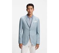 BOSS Veste Slim en laine, soie et lin - Style L-Heston-LP-241, 50555538 bleu clair 48