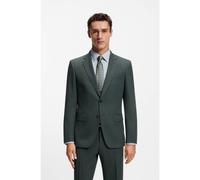 BOSS Veste Slim en laine stretch à motif - Style H-Huge-253, 50564106 Vert 44