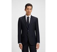 BOSS Veste Slim en laine vierge à teneur en stretch - Style L-Harvers-241-LC, 50509899 Bleu foncé 48