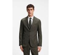 BOSS Veste Slim en laine vierge et en lin - Style C-Hanry-263, 50567538 Vert 58