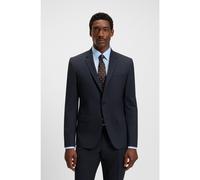 BOSS Veste Slim en laine vierge stretch - Style H-Huge-MM-224, 50479994 Bleu foncé 94