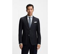 BOSS Veste Slim en laine vierge stretch - Style H-Hutson-2PP-253, 50556824 Bleu foncé 48