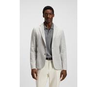 BOSS Veste Slim en tissu stretch à carreaux - Style C-Hanry-J-252, 50551598 Gris à motif 44