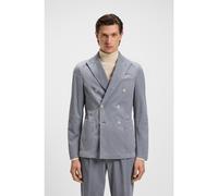 BOSS Veste Slim en velours côtelé de coton stretch - Style C-Hanry-DB-Pk-254, 50551597 bleu clair 48