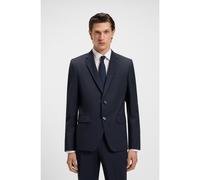 BOSS Veste Slim Fit en laine vierge mélangée - Style H-Huge-MM-C-224, 50482734 Bleu foncé 26