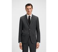 BOSS Veste Slim Fit en laine vierge mélangée - Style H-Huge-MM-C-224, 50482734 Gris sombre 44