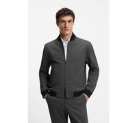 BOSS Veste Slim Fit en maille infroissable - Style P-Hanry-JBMBWGPK261F, 50554155 Argent 54