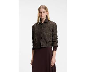 BOSS Veste style bomber en tissu à chevrons - Style Jocalenal, 50568206 Gris sombre 42