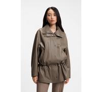 BOSS Veste Style parka en cuir - Style Saloro, 50564791 Marron 40